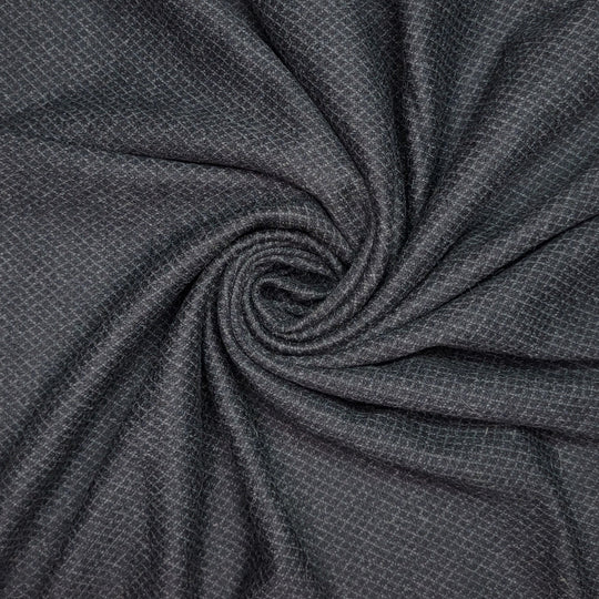 Gridiron - Jersey Wool Knit - Grey - 1M Bundle - FABCYCLE Deadstock and Sustainble Fabrics and Sewing Supplies (6586164019313)