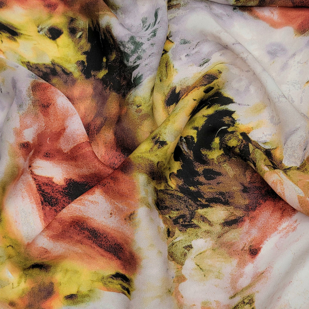 Botanist Father - Chiffon Poly Woven - Multi Floral - 0.7M Bundle - FABCYCLE Deadstock and Sustainble Fabrics and Sewing Supplies (6595152609393)