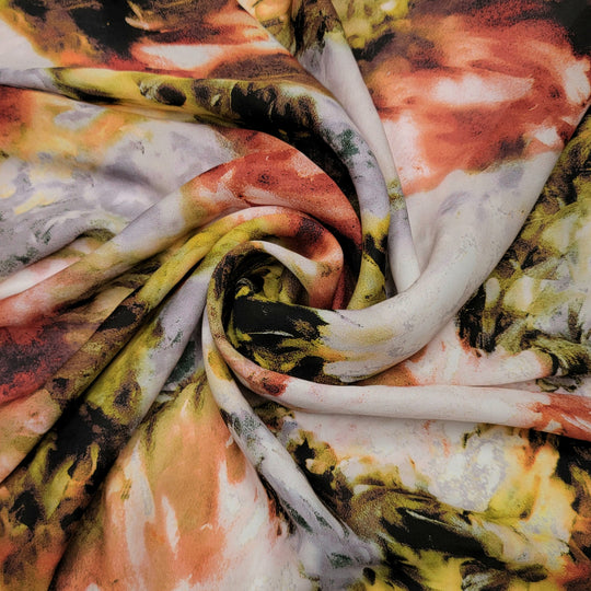 Botanist Father - Chiffon Poly Woven - Multi Floral - 0.7M Bundle - FABCYCLE Deadstock and Sustainble Fabrics and Sewing Supplies (6595152609393)