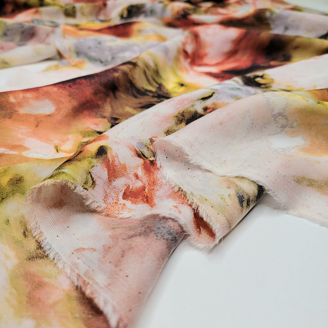 Botanist Father - Chiffon Poly Woven - Multi Floral - 0.7M Bundle - FABCYCLE Deadstock and Sustainble Fabrics and Sewing Supplies (6595152609393)