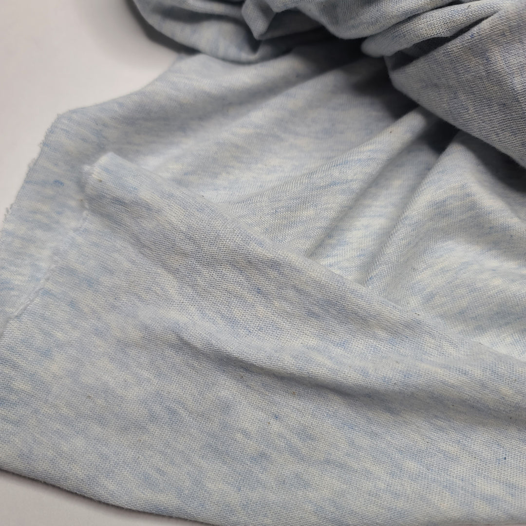 Tank Top Hot - Natural Blend Knit - Light Blue - 1.2M Bundle - FABCYCLE Deadstock and Sustainble Fabrics and Sewing Supplies (6595629809777)