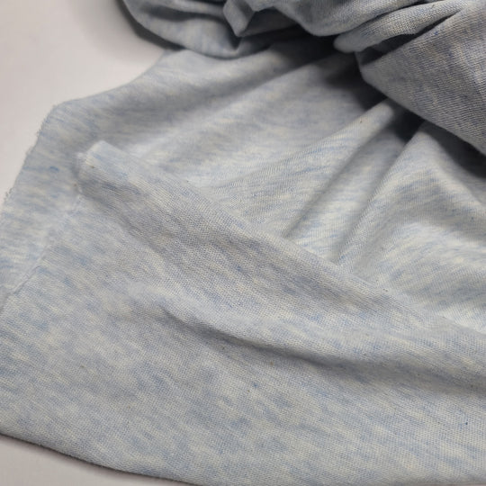 Tank Top Hot - Natural Blend Knit - Light Blue - 1.2M Bundle - FABCYCLE Deadstock and Sustainble Fabrics and Sewing Supplies (6595629809777)
