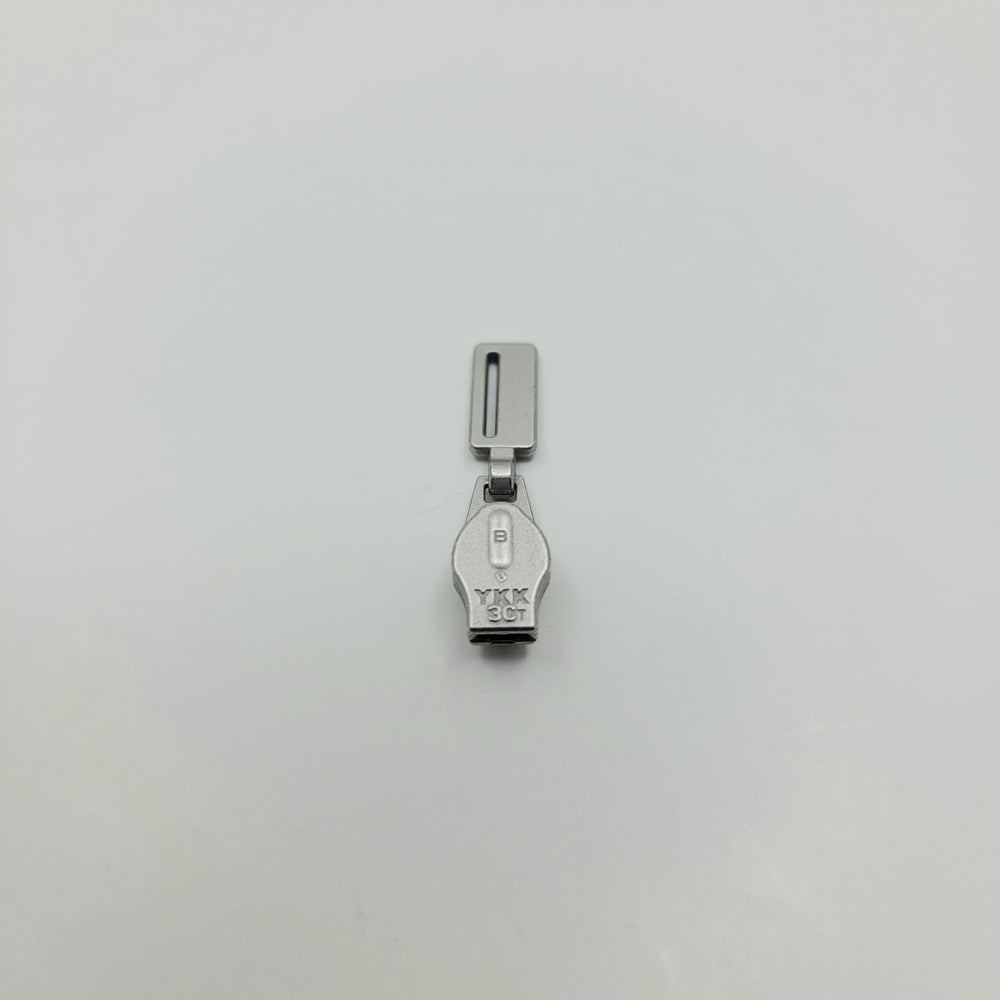 YKK Zipper Slider - Metal - Silver - FABCYCLE Deadstock and Sustainble Fabrics and Sewing Supplies (6603963760753)
