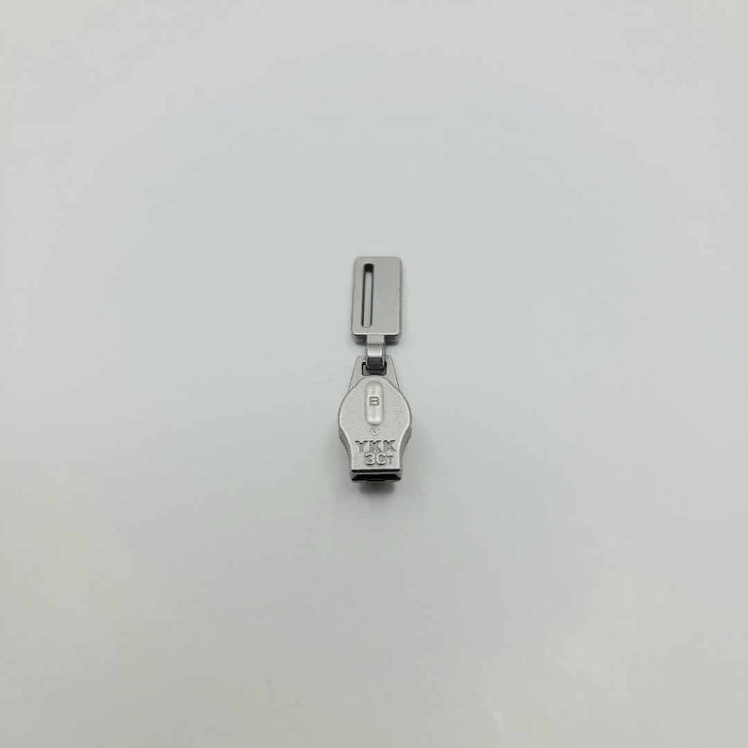 YKK Zipper Slider - Metal - Silver - FABCYCLE Deadstock and Sustainble Fabrics and Sewing Supplies (6603963760753)