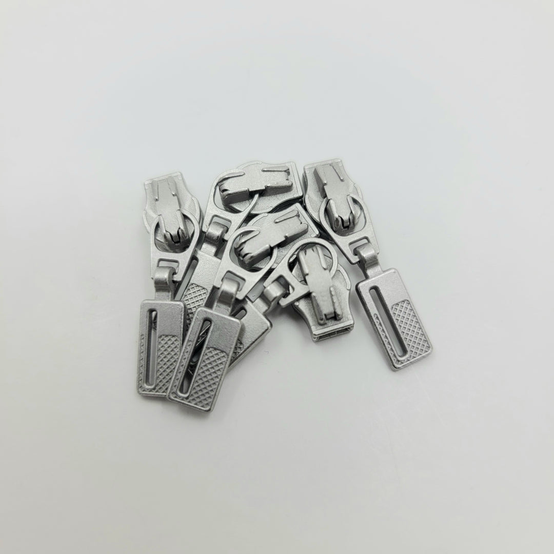 YKK Zipper Slider - Metal - Silver - FABCYCLE Deadstock and Sustainble Fabrics and Sewing Supplies (6603963760753)