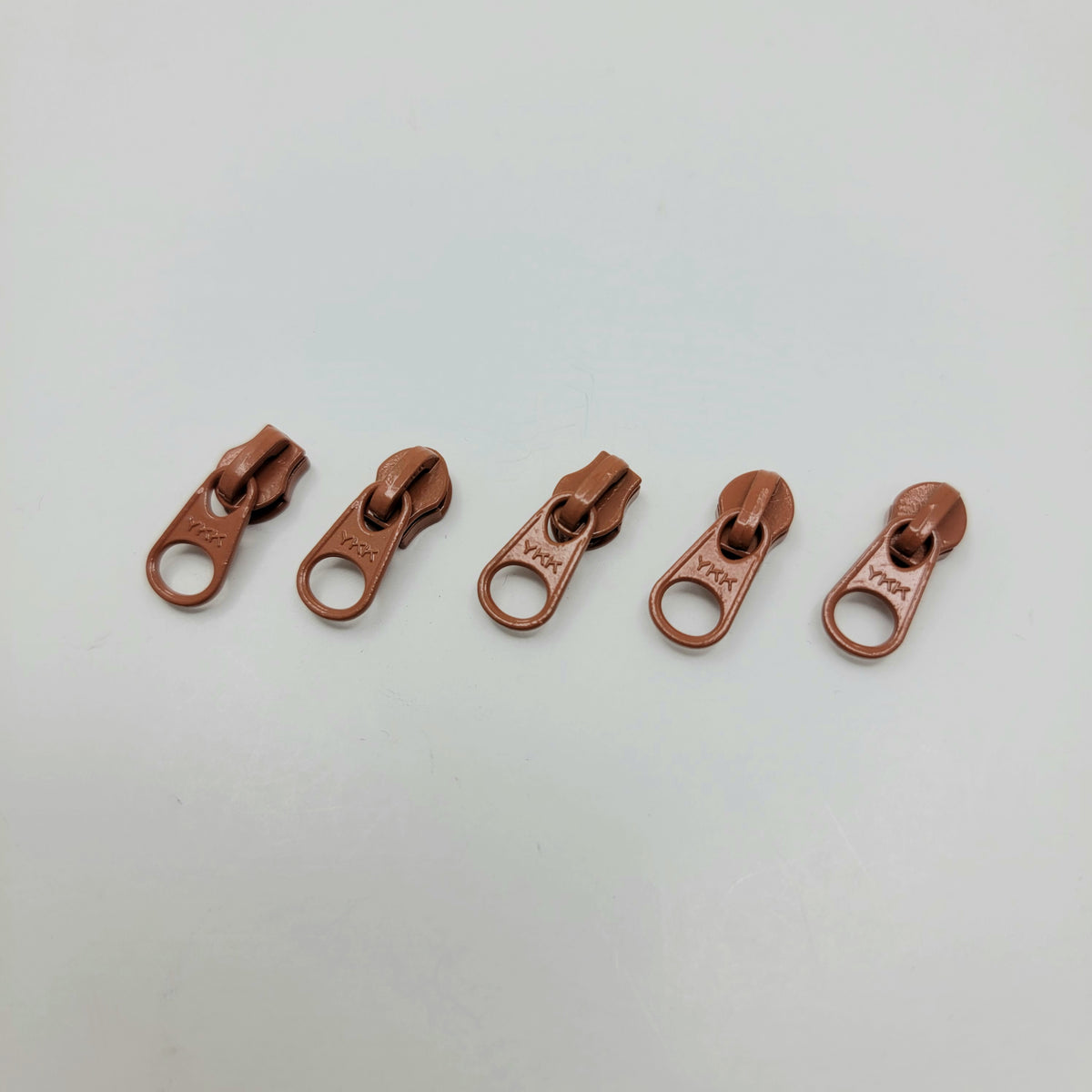 YKK Zipper Slider - Metal - Orange - FABCYCLE Deadstock and Sustainble Fabrics and Sewing Supplies (6603998036081)
