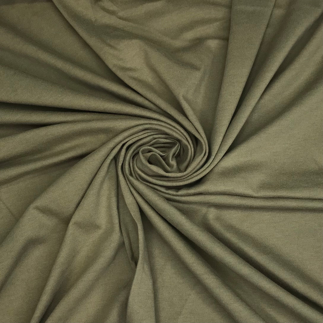 Distant Forest - Jersey Cotton Blend Knit - Green - 3.95M Bundle (6570461003889)