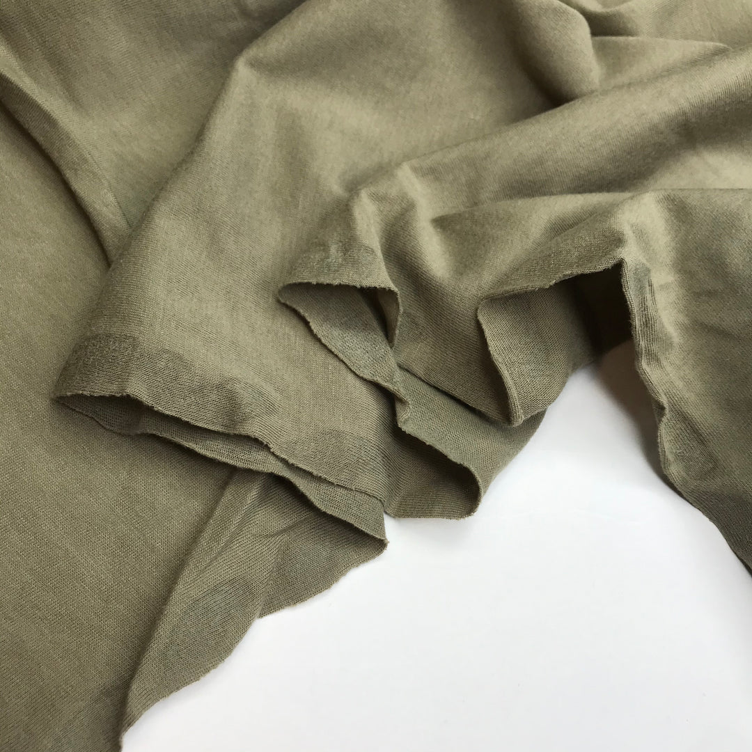 Distant Forest - Jersey Cotton Blend Knit - Green - 3.95M Bundle (6570461003889)