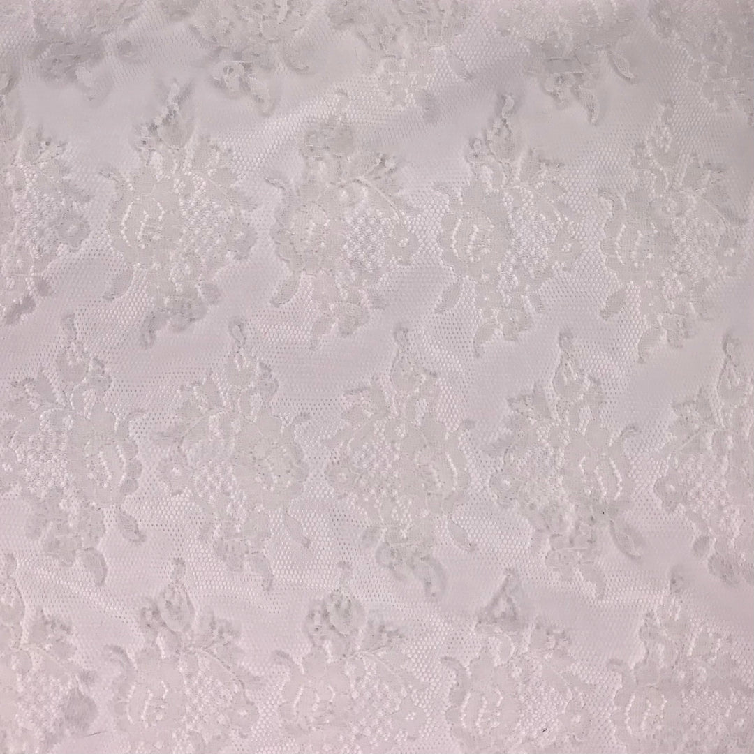 Brandy Veil - Nylon Woven - Cream Floral - 3.25M Bundle (6574677000305)