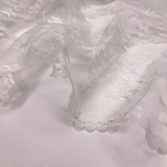 Brandy Veil - Nylon Woven - Cream Floral - 3.25M Bundle (6574677000305)