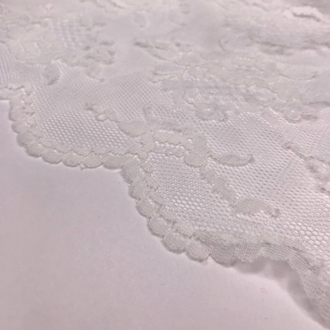 Brandy Veil - Nylon Woven - Cream Floral - 3.25M Bundle (6574677000305)