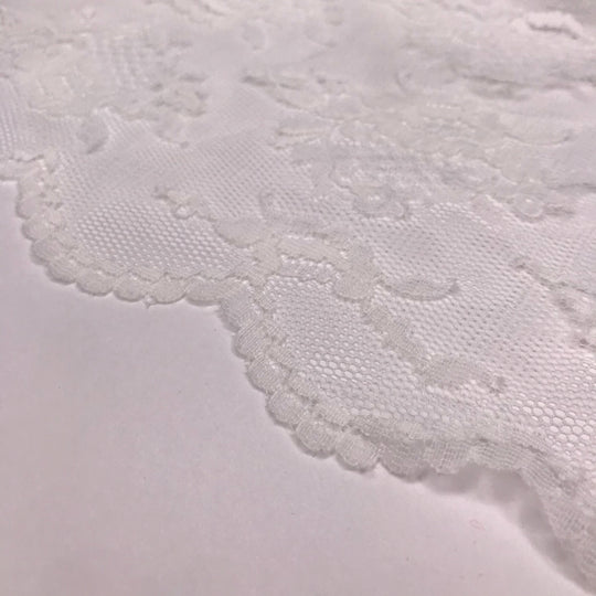 Brandy Veil - Nylon Woven - Cream Floral - 3.25M Bundle (6574677000305)