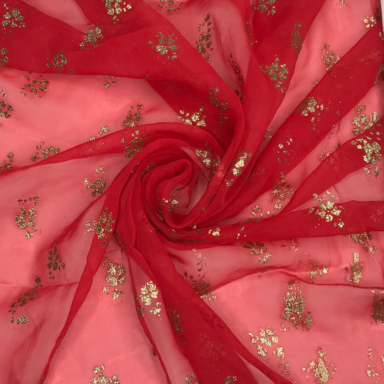 Fabulously Messy Paws - Glitter Poly Woven - Red Abstract - 1.2M Bundle (6577436295281)