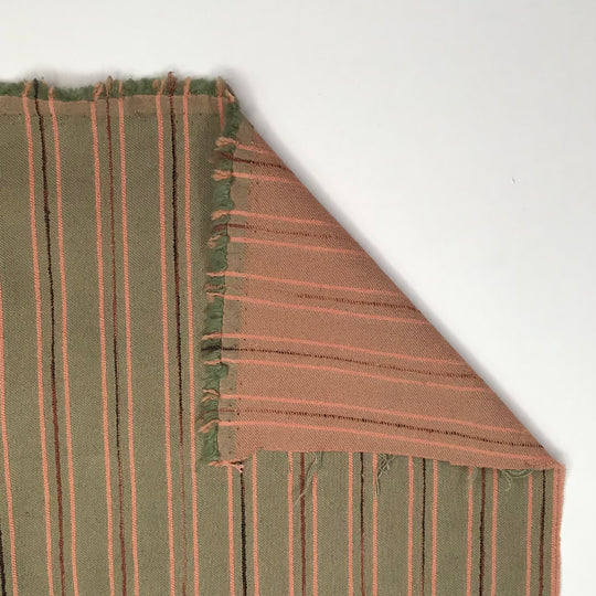 Big Comfy Couch - Twill Weave Poly/Spandex Woven - Green Multi Stripes - 1M Bundle (6579204096113)