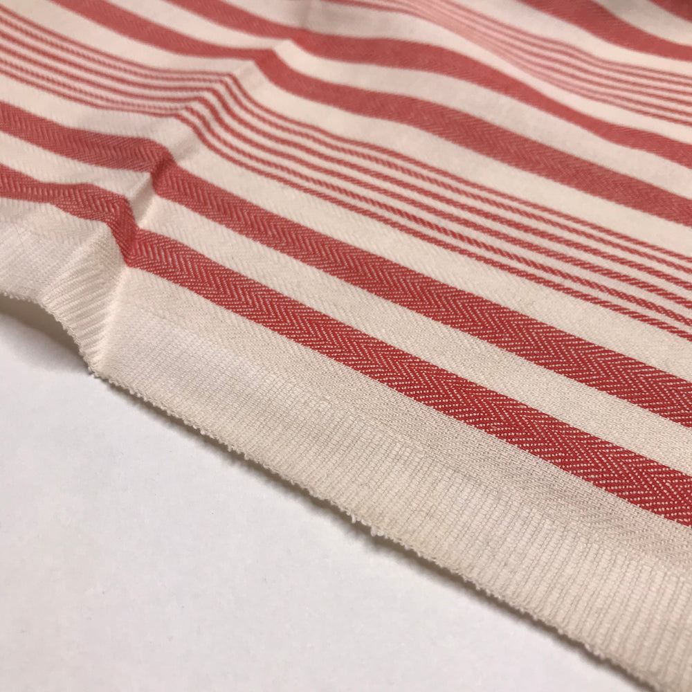 Read Between The Lines - Cotton Woven - Red/White Stripes - 1.5M Bundle (6580197851249)