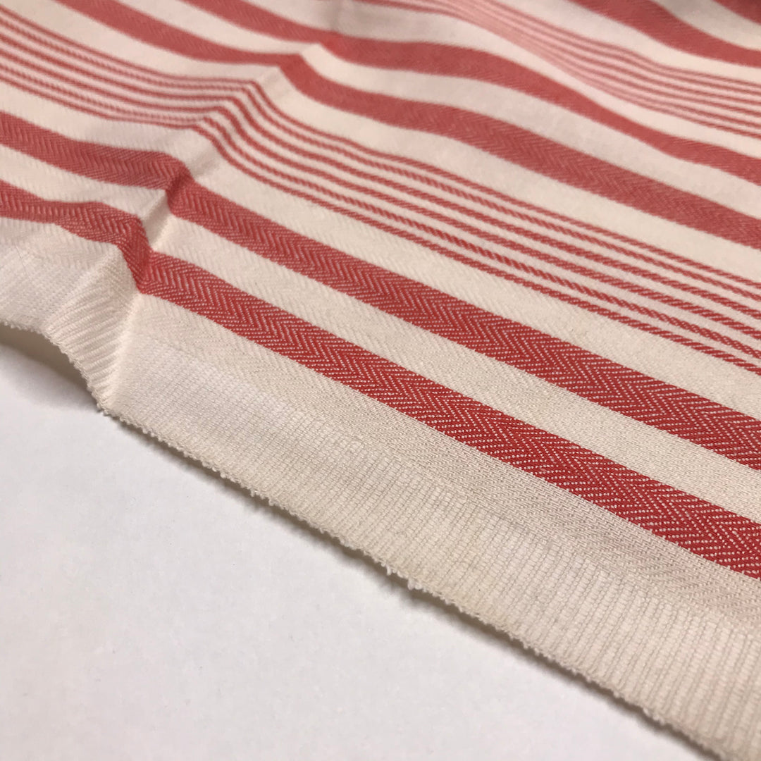Read Between The Lines - Cotton Woven - Red/White Stripes - 1.5M Bundle (6580197851249)