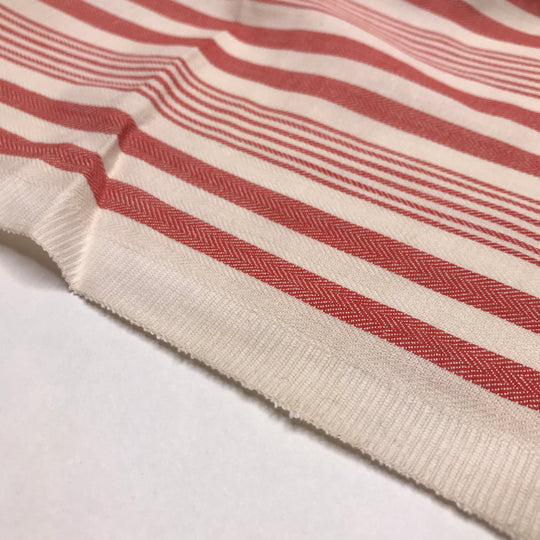 Read Between The Lines - Cotton Woven - Red/White Stripes - 1.5M Bundle (6580197851249)