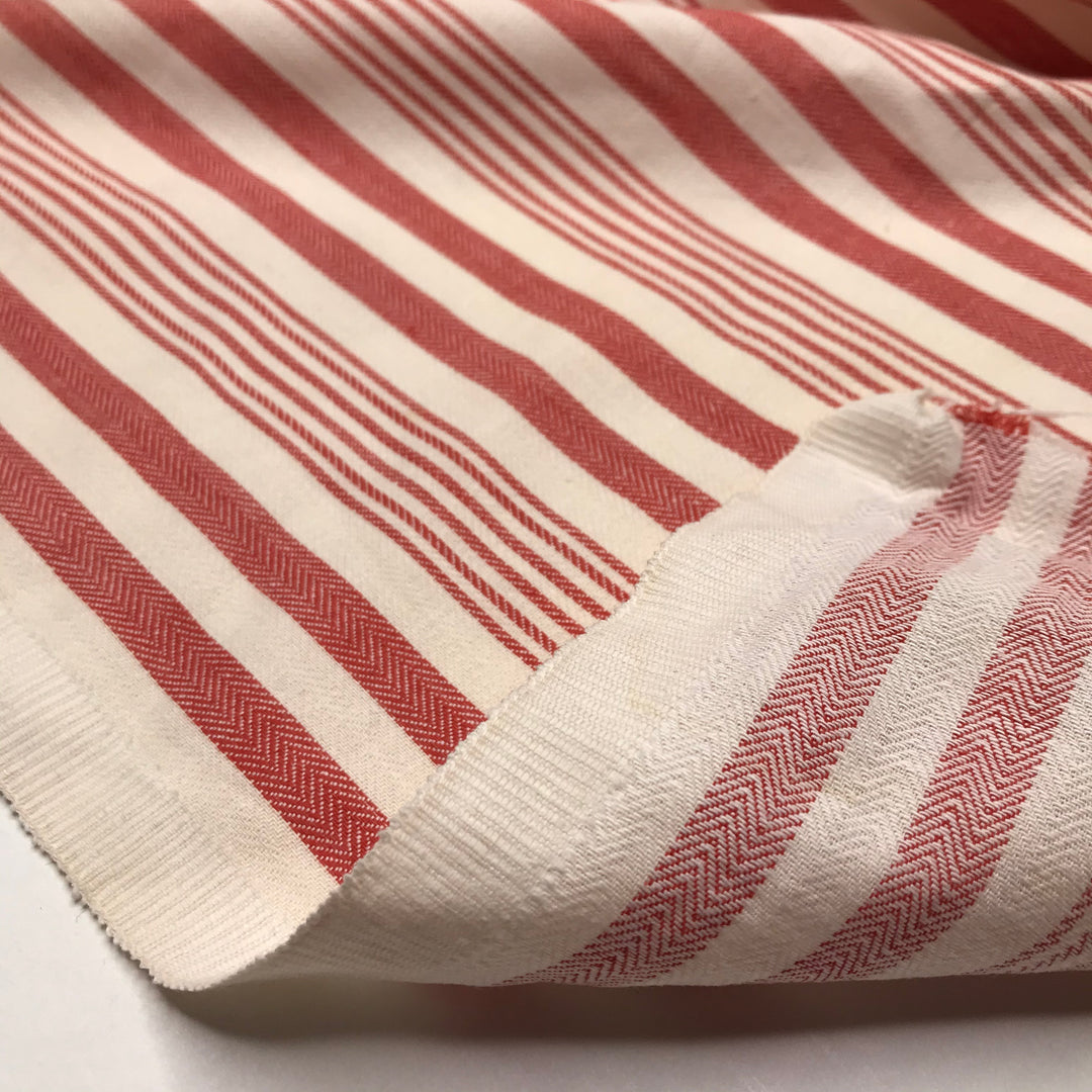 Read Between The Lines - Cotton Woven - Red/White Stripes - 1.5M Bundle (6580197851249)