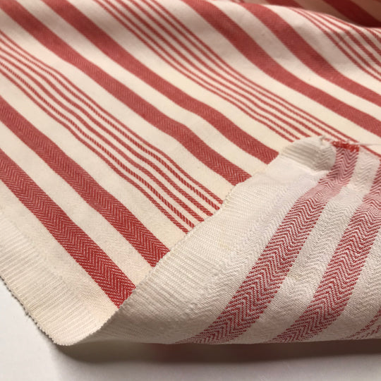 Read Between The Lines - Cotton Woven - Red/White Stripes - 1.5M Bundle (6580197851249)