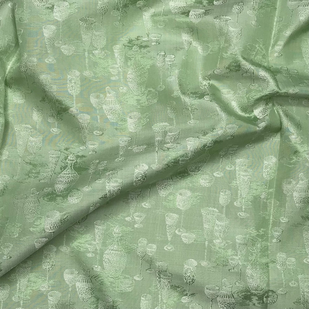 Glassware Garden - Silk Woven - Green Glasswear - 2.6M Bundle (6584340938865)