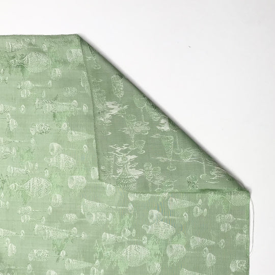 Glassware Garden - Silk Woven - Green Glasswear - 2.6M Bundle (6584340938865)