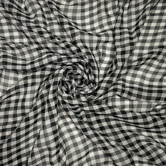UB- Gothic Sunsets - Mesh Woven - Black/White Plaid - 1.62M Bundle (6585326502001)