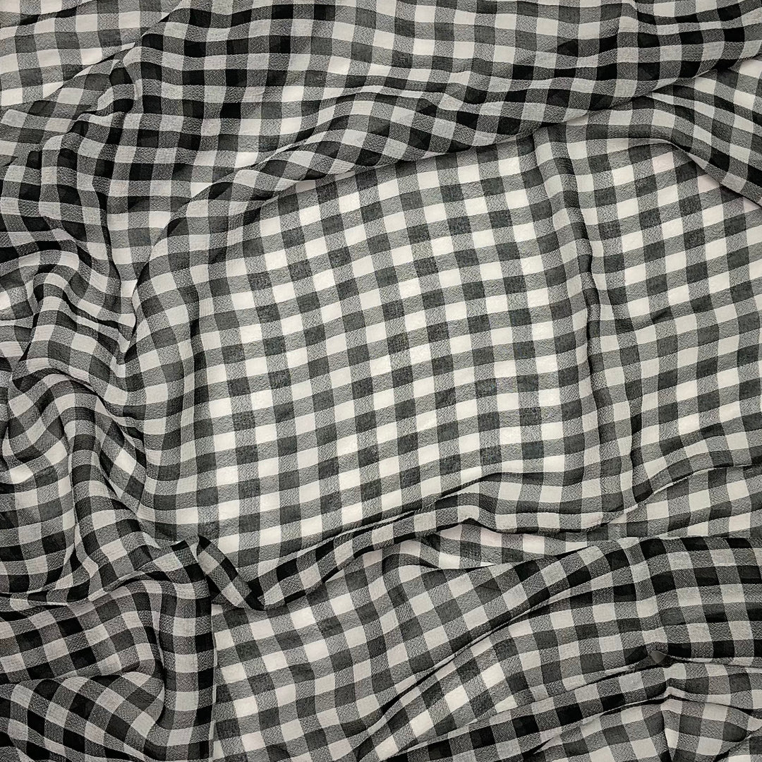 UB- Gothic Sunsets - Mesh Woven - Black/White Plaid - 1.62M Bundle (6585326502001)