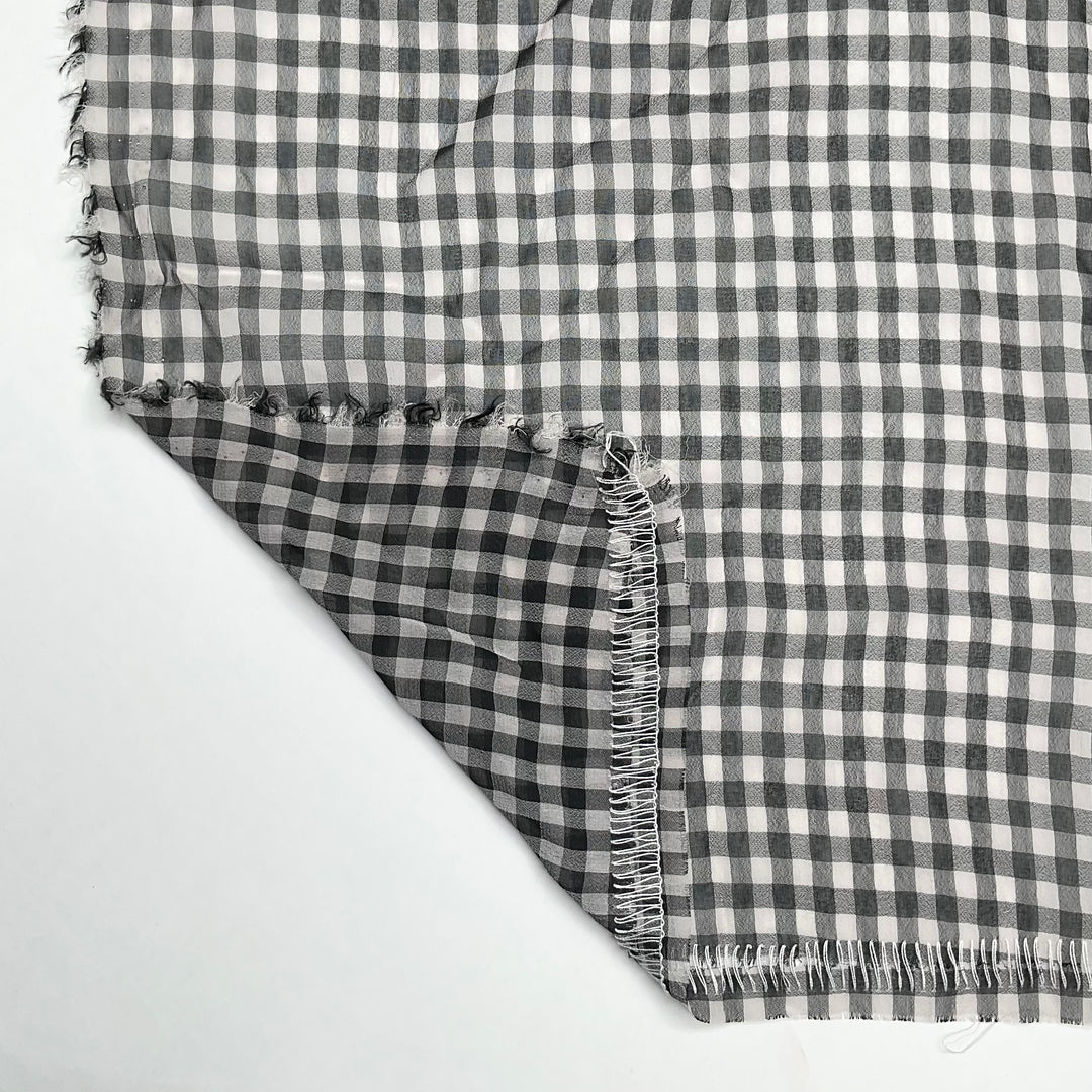 UB- Gothic Sunsets - Mesh Woven - Black/White Plaid - 1.62M Bundle (6585326502001)
