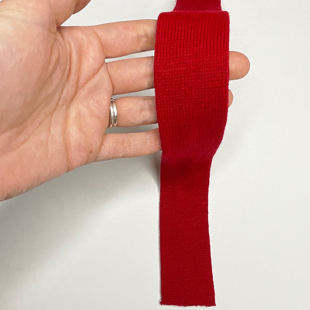 Cuffs Ribbing - Red - 1M (6588004237425)
