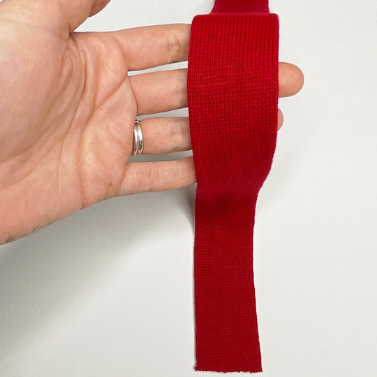 Cuffs Ribbing - Red - 1M (6588004237425)