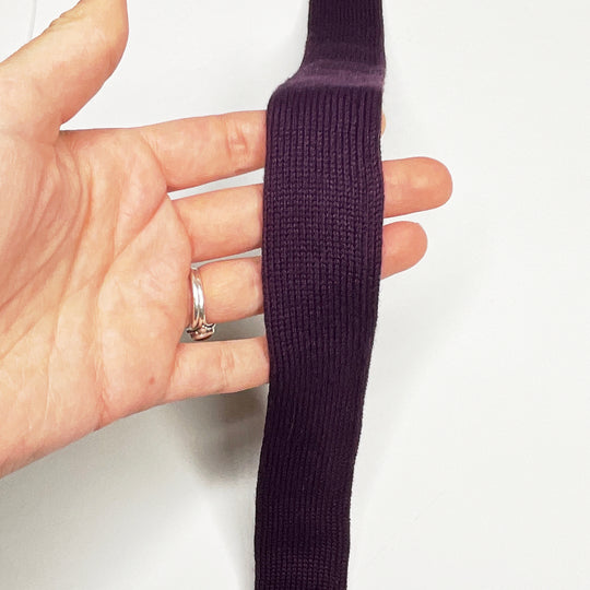 Cuffs Ribbing - Purple - 1M (6588044640369)