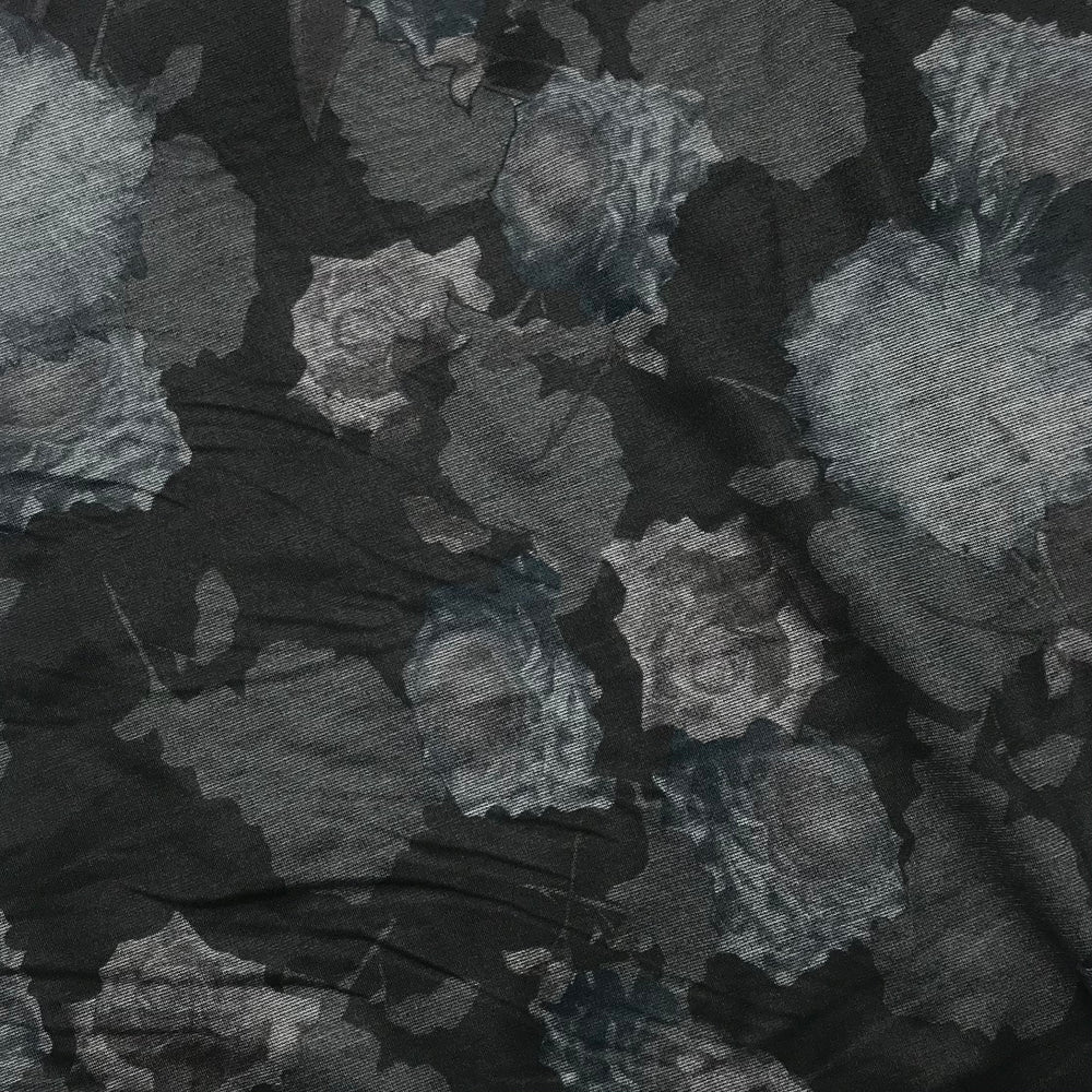 UB- Sweet Dream Bouquet - Poly/Spandex Woven - Black Floral - 3M Bundle (6591610945649)