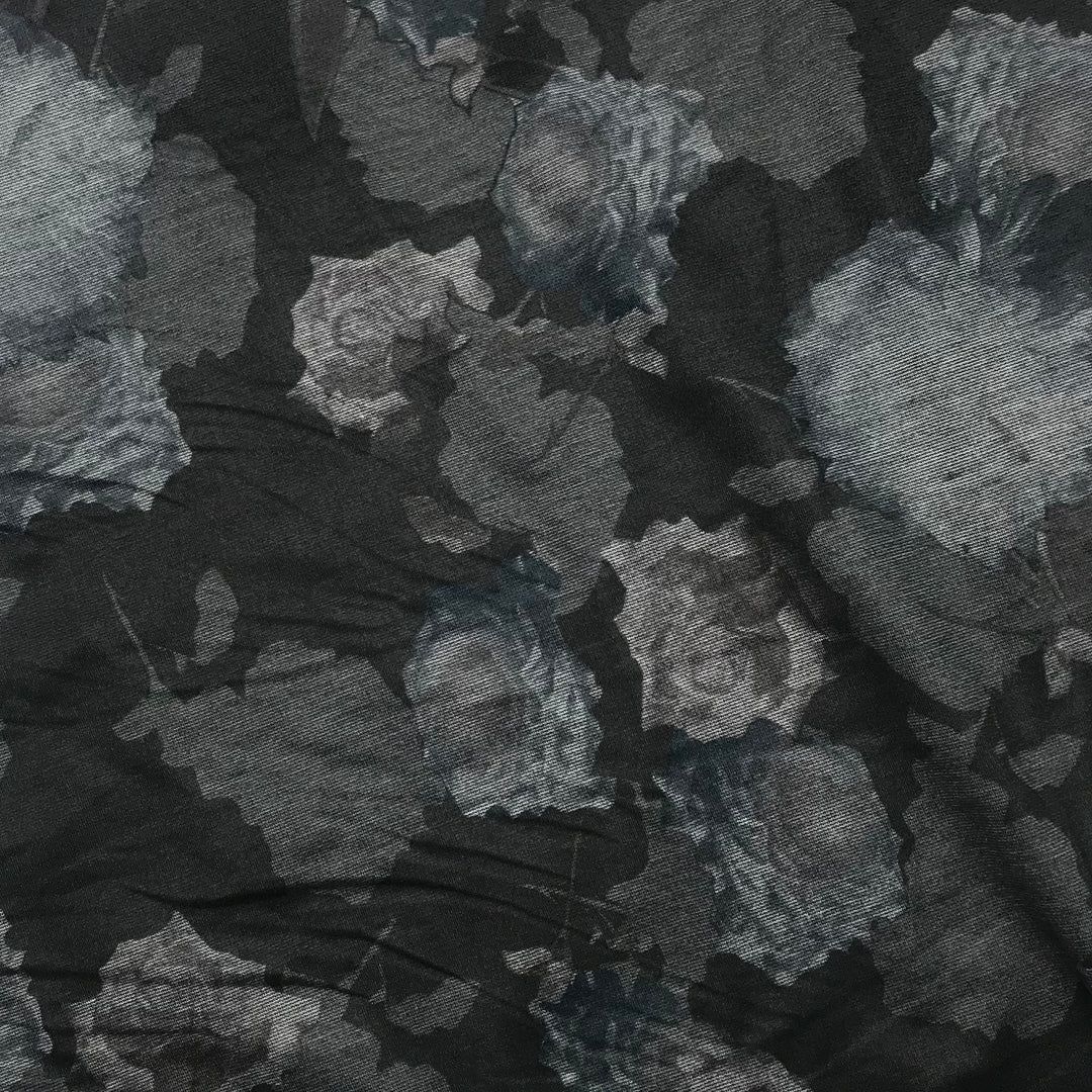 UB- Sweet Dream Bouquet - Poly/Spandex Woven - Black Floral - 3M Bundle (6591610945649)