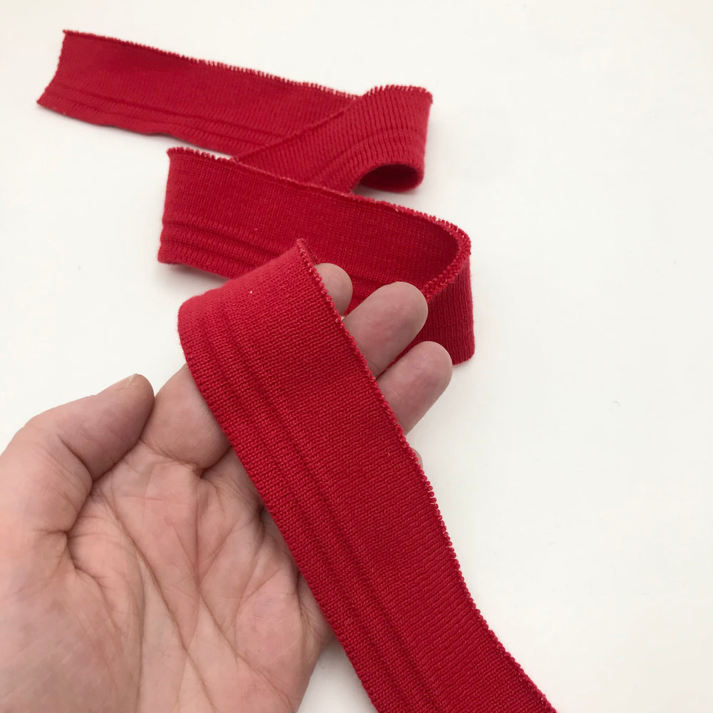 Waistbands Ribbing - Red (6593047298161)