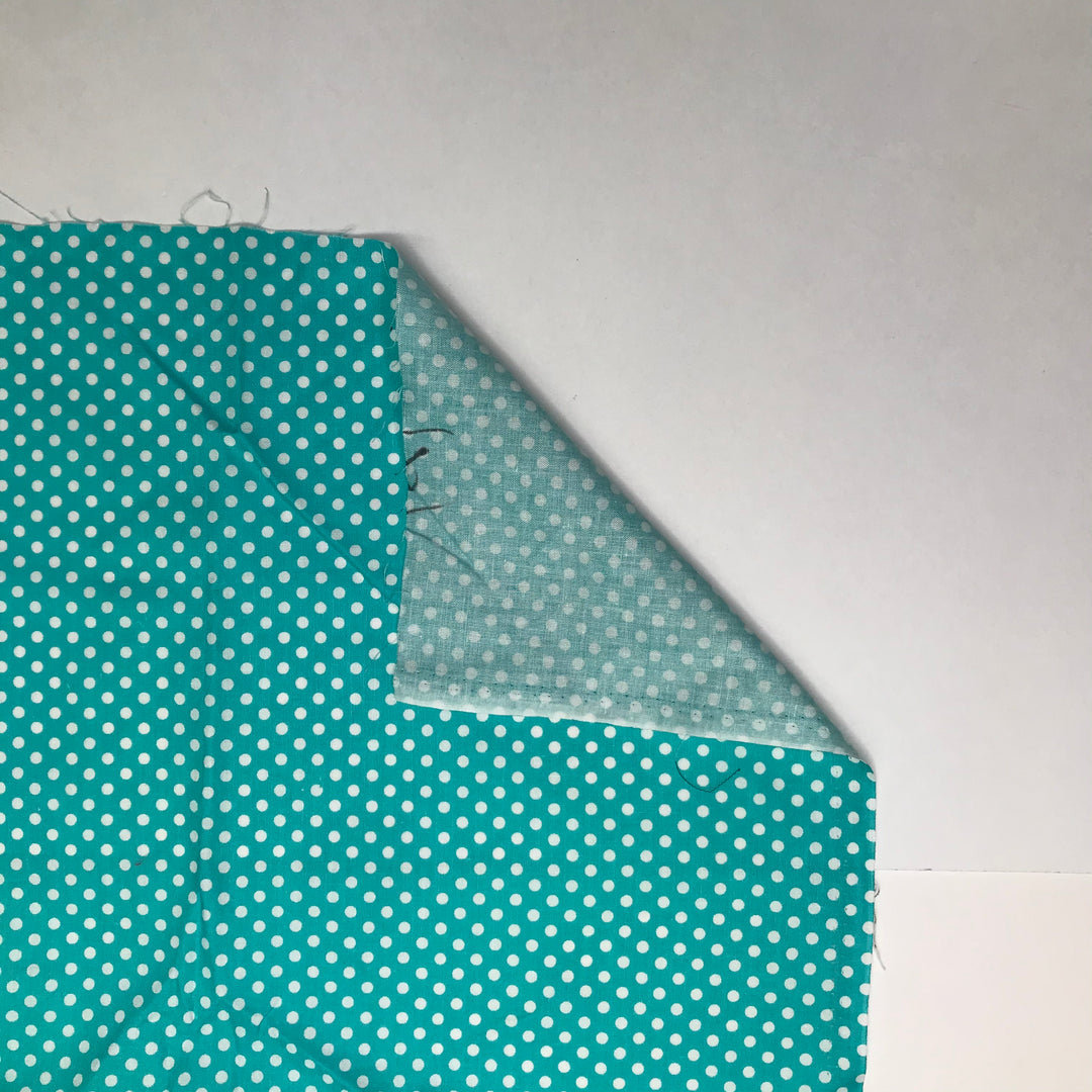 Polka Dot Bikini - Cotton Woven - Light Blue/White Polka Dots - 0.55M Bundle (6600592326769)