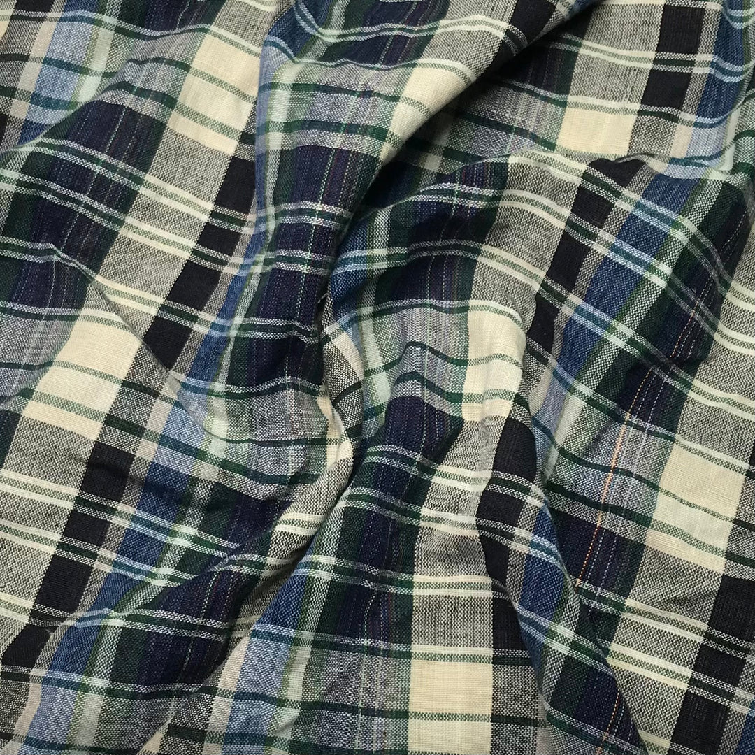 Paddling Down The River - Cotton Woven - Multi Plaid - 1/2 Meter (6600657436785)