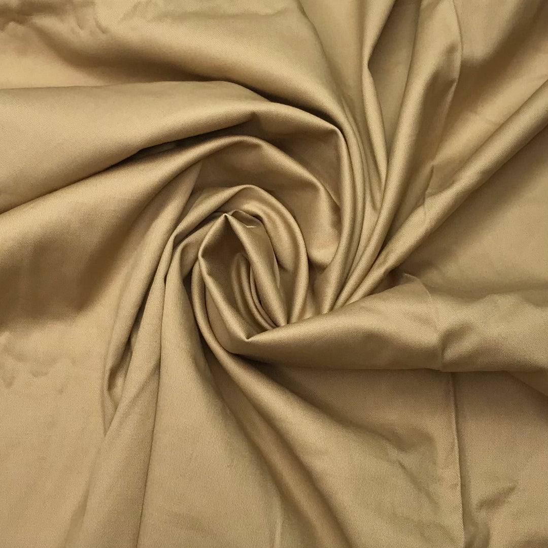 Trench Dress Reality - Sateen Cotton Blend Woven - Beige - 3.2M Bundle (6600993800305)