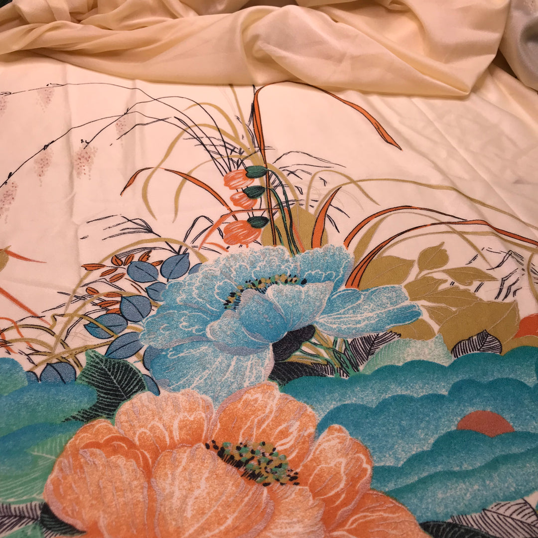 Perfect For Summer - Poly Knit - Yellow Multi Floral - Bundles (6602449649777)