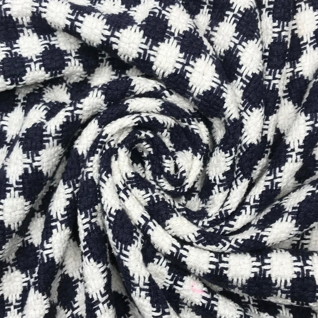 Checkers Lunch - Poly/Cotton Woven - Black/White Geometric - 1.1M Bundle (6602971775089)