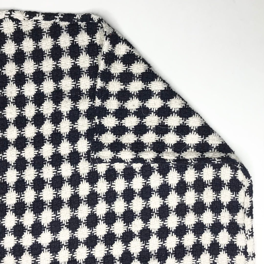 Checkers Lunch - Poly/Cotton Woven - Black/White Geometric - 1.1M Bundle (6602971775089)