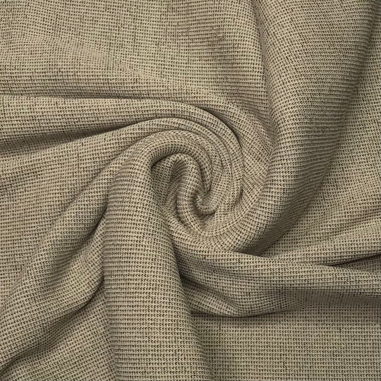 Oatmeal Cookies And Chocolate - Tubular Rib Knit Polyester Blend Knit - Light Beige - 0.9M Bundle (6603471454321)