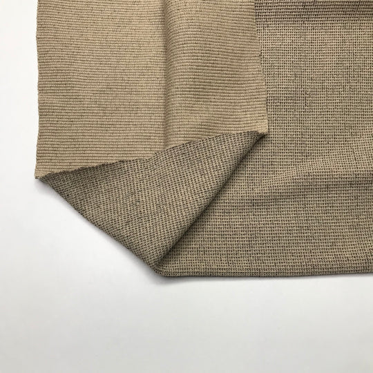 Oatmeal Cookies And Chocolate - Tubular Rib Knit Polyester Blend Knit - Light Beige - 0.9M Bundle (6603471454321)