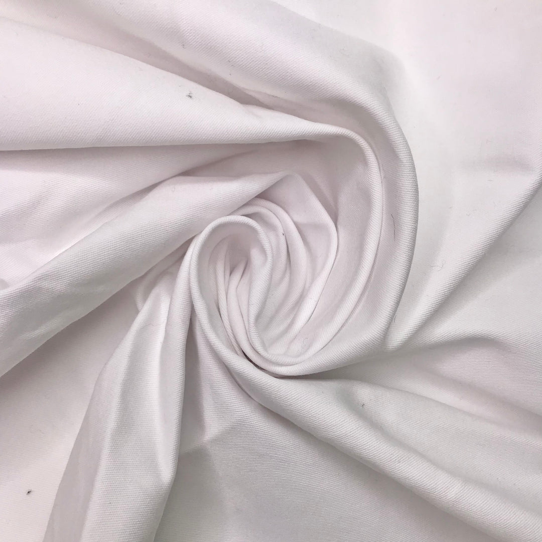 Dreaming Of White Shorts - Twill Weave Cotton/Spandex Woven - White - 1.95M Bundle (6603808178289)