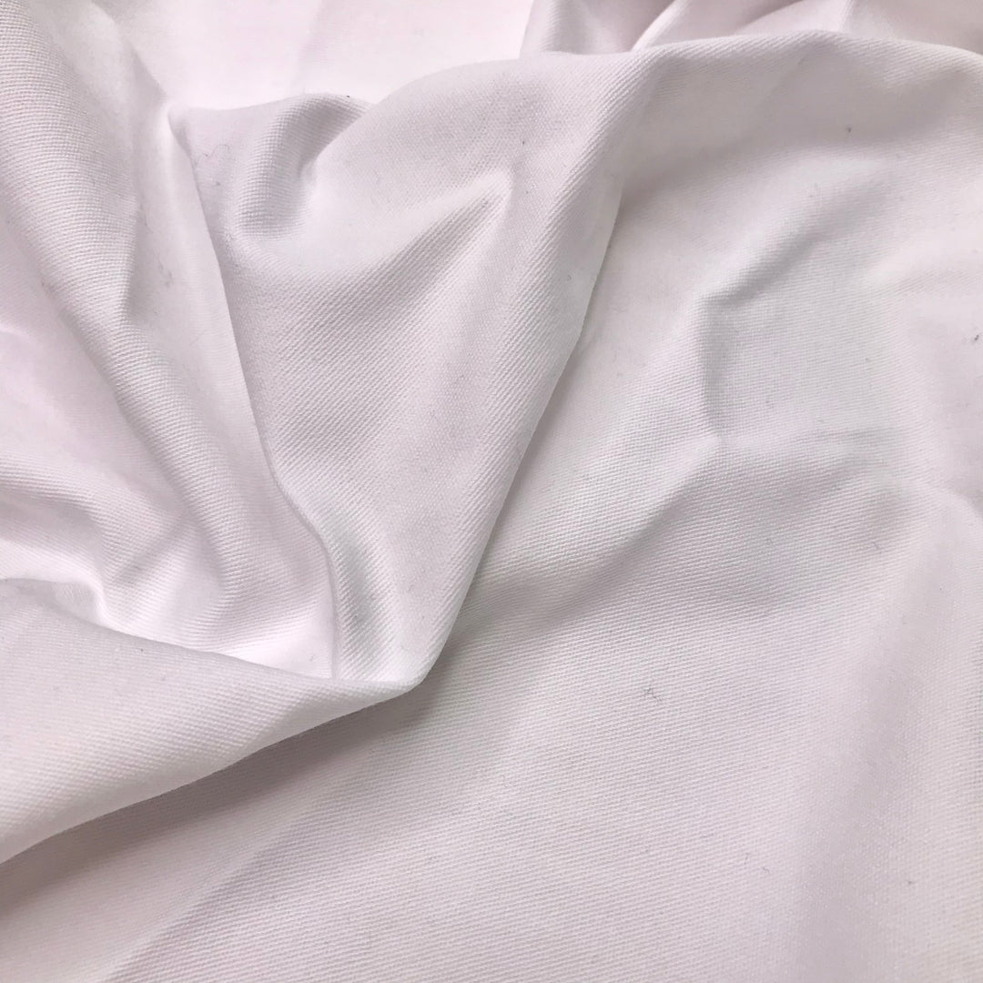 Dreaming Of White Shorts - Twill Weave Cotton/Spandex Woven - White - 1.95M Bundle (6603808178289)