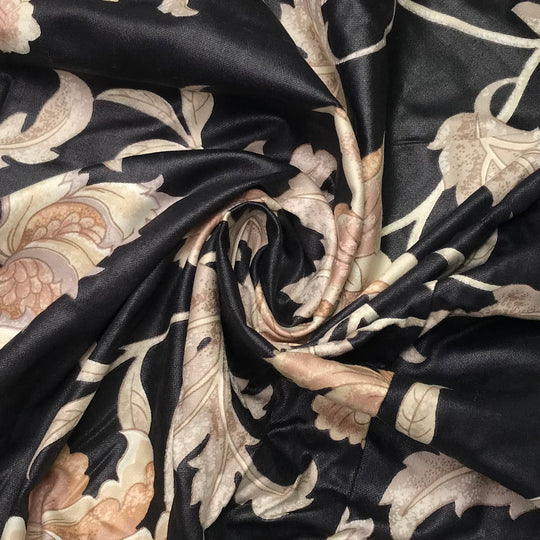 Neutral Lotus - Cotton Blend Woven - Black Multi Floral - 1.6M Bundle (6603808899185)