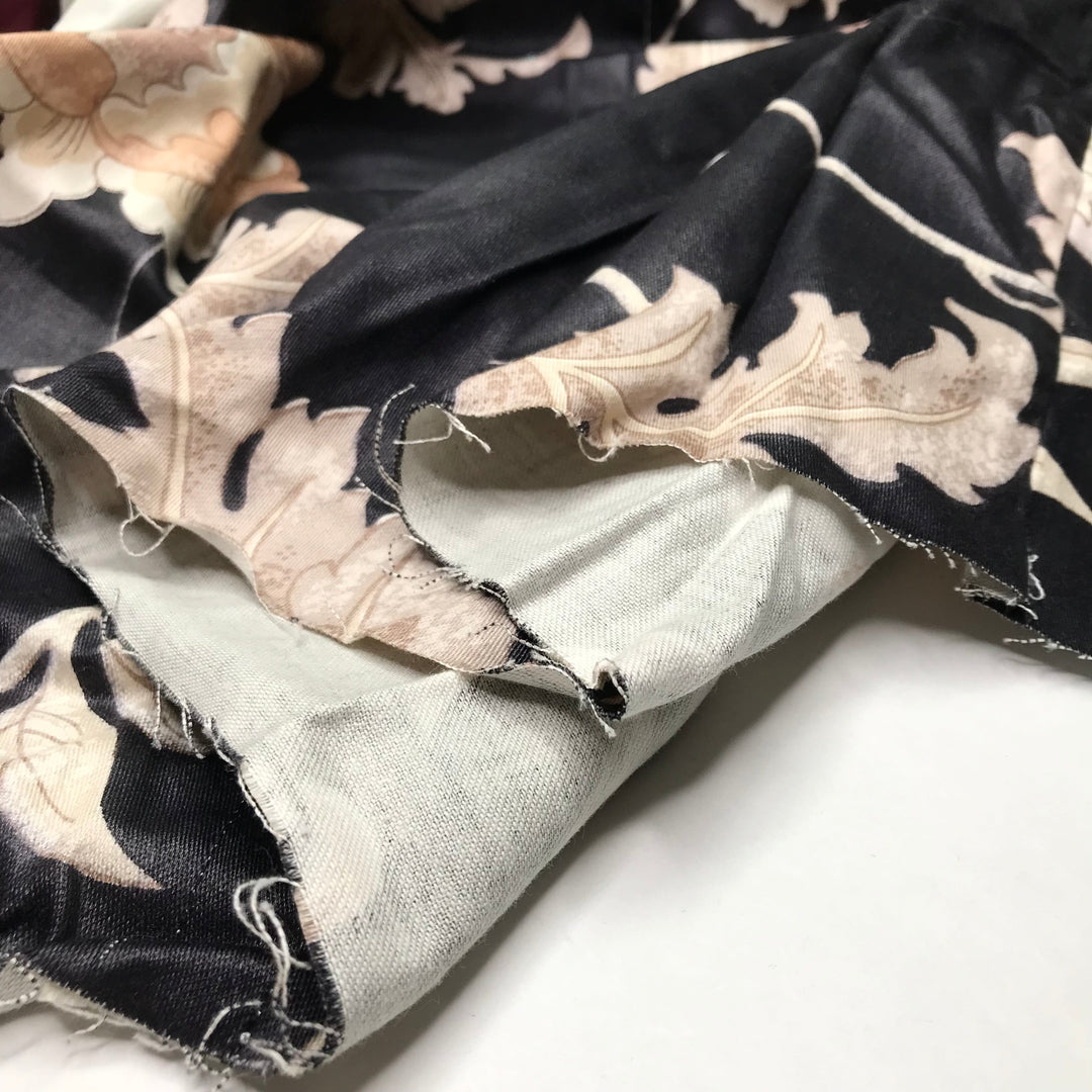 Neutral Lotus - Cotton Blend Woven - Black Multi Floral - 1.6M Bundle (6603808899185)