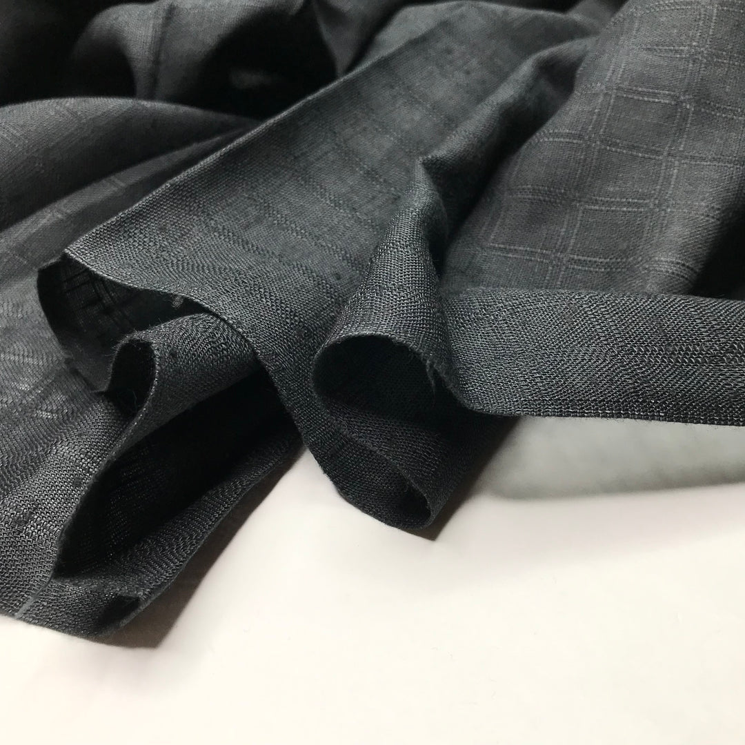 Graphing Error - Polyester Blend Woven - Black Window Pane - 3.3M Bundle (6603809390705)
