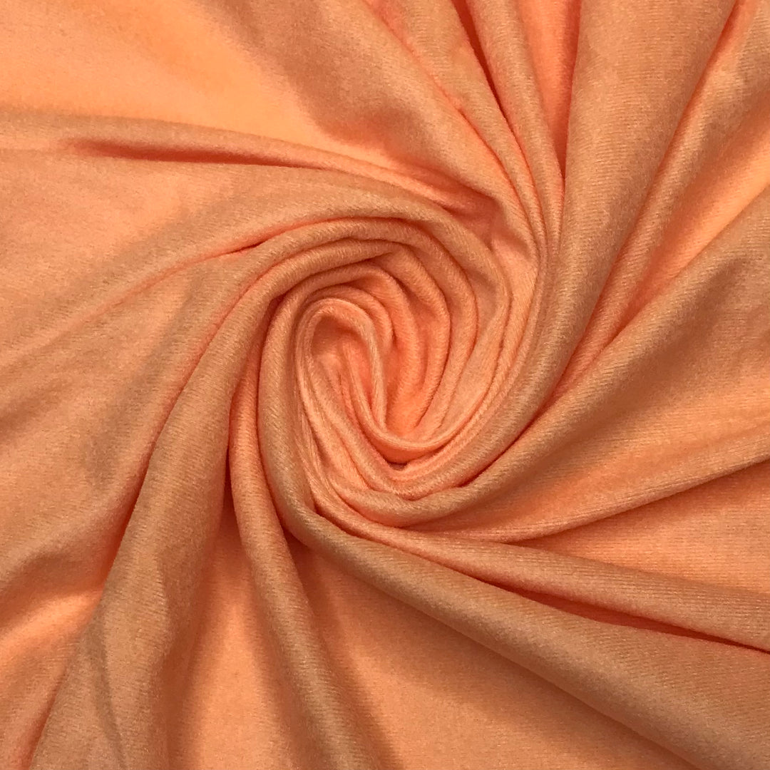 Orange Flavour - Jersey Fleece Poly Knit - Light Orange - 1.6M Bundle (6605497860209)