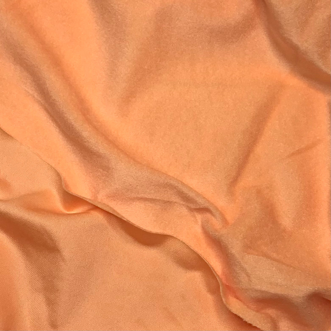 Orange Flavour - Jersey Fleece Poly Knit - Light Orange - 1.6M Bundle (6605497860209)