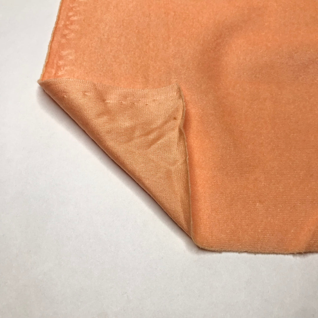 Orange Flavour - Jersey Fleece Poly Knit - Light Orange - 1.6M Bundle (6605497860209)